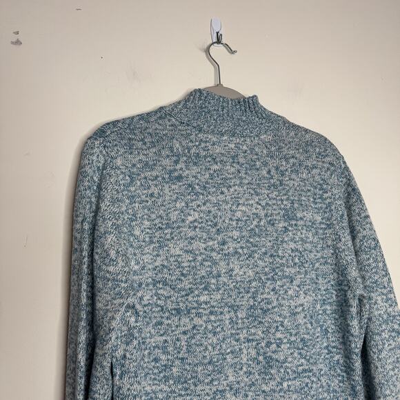 Even Tide 1/4 Zip Pullover Sweater in Blue NWOT Size Medium - Picture 5 of 8